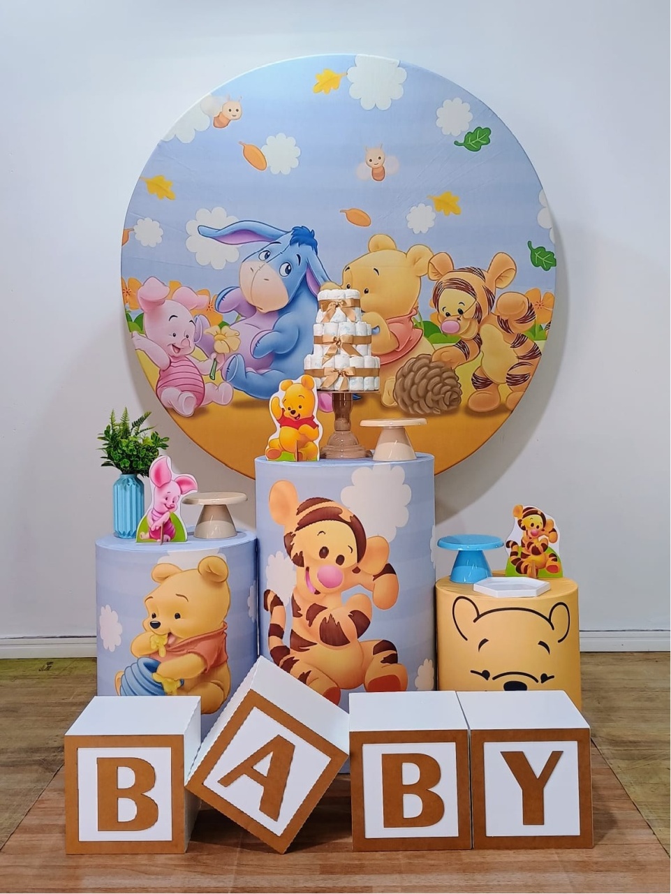 Ursinho Pooh Cha de Bebe - DFEST PEGUE E MONTE