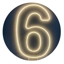 Numero Led 6 Chao    - DFEST PEGUE E MONTE