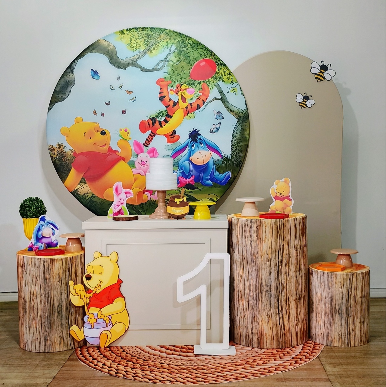 Ursinho Pooh Kit Composicao - DFEST PEGUE E MONTE