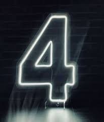 Numero Led 4 Chao  - DFEST PEGUE E MONTE