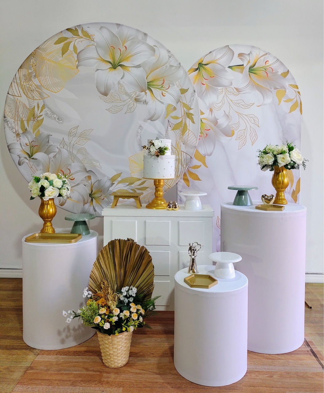Floral Dourado - DFEST PEGUE E MONTE