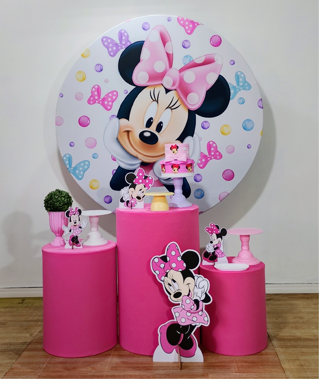 Minie Rosa Kit Prata - DFEST PEGUE E MONTE