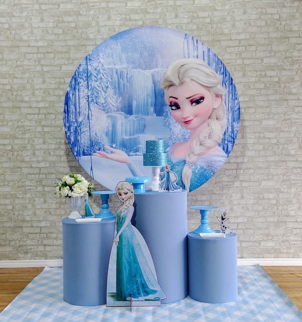 Frozen Elsa  Kit Prata             - DFEST PEGUE E MONTE