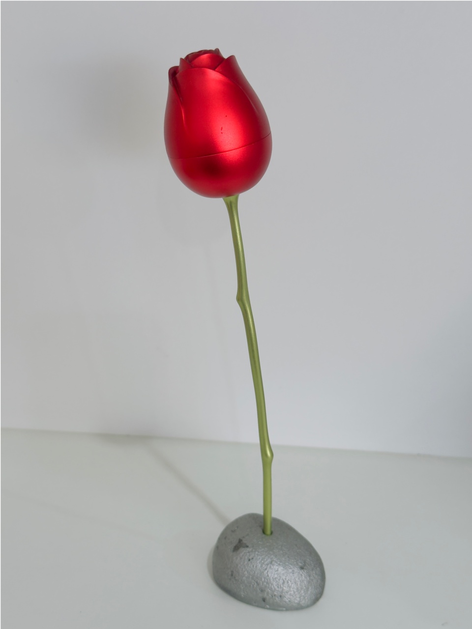 707- Rosa de Metal Tematica A Bela E A Fera Enfeite 28,5 Cm Alt - M - PRIME DECOR RJ