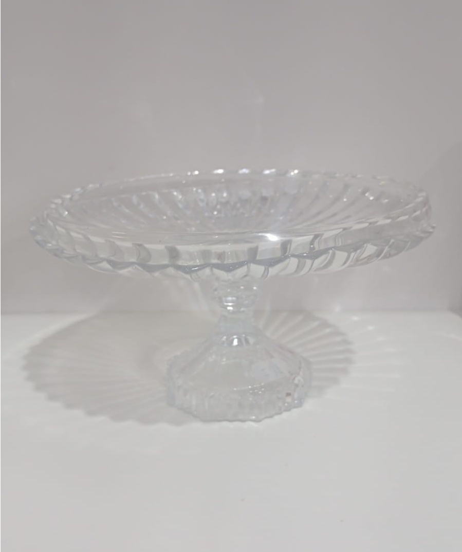 187- Boleira de Cristal 18 Cm X 10,5- M - PRIME DECOR RJ