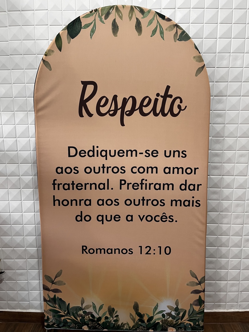 Painel Bíblico Respeito 1,80X1 - PRIME DECOR RJ