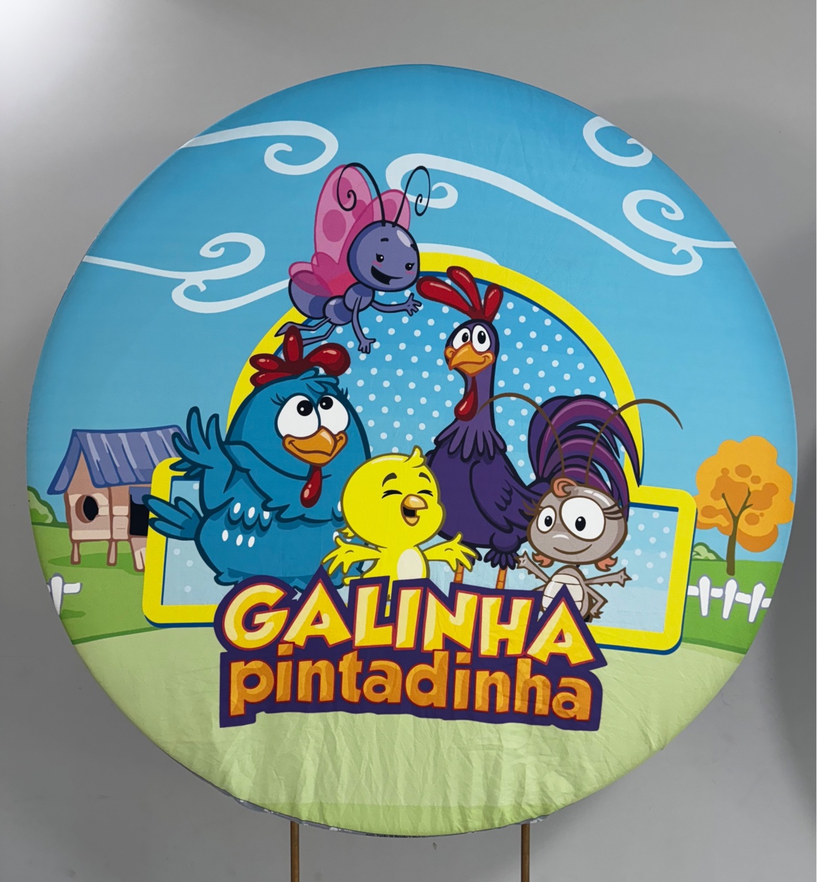 Galinha Pintadinha Tradicional Painel 1,30X130 - PRIME DECOR RJ