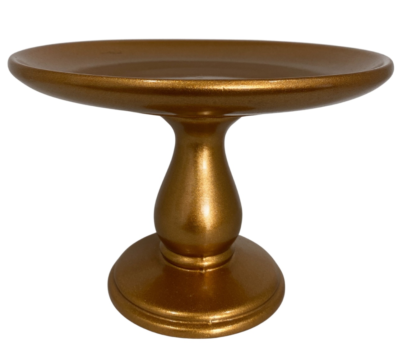 40-  Boleira de Ceramica Bronze 19Cm Larg X 16Cm Alt - M - PRIME DECOR RJ