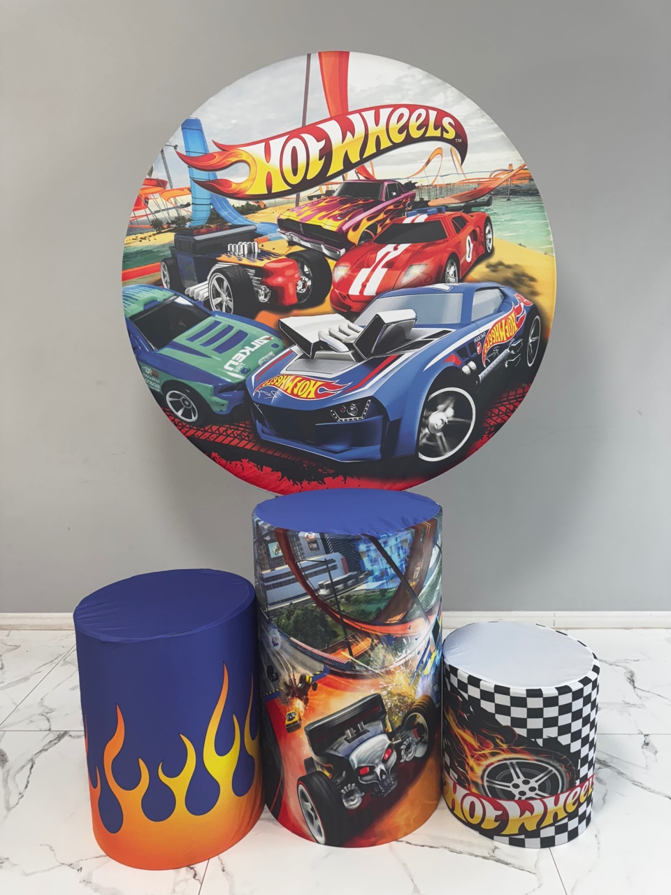 Capas E Painel Hot Wheels 130X130 - 4P - PRIME DECOR RJ