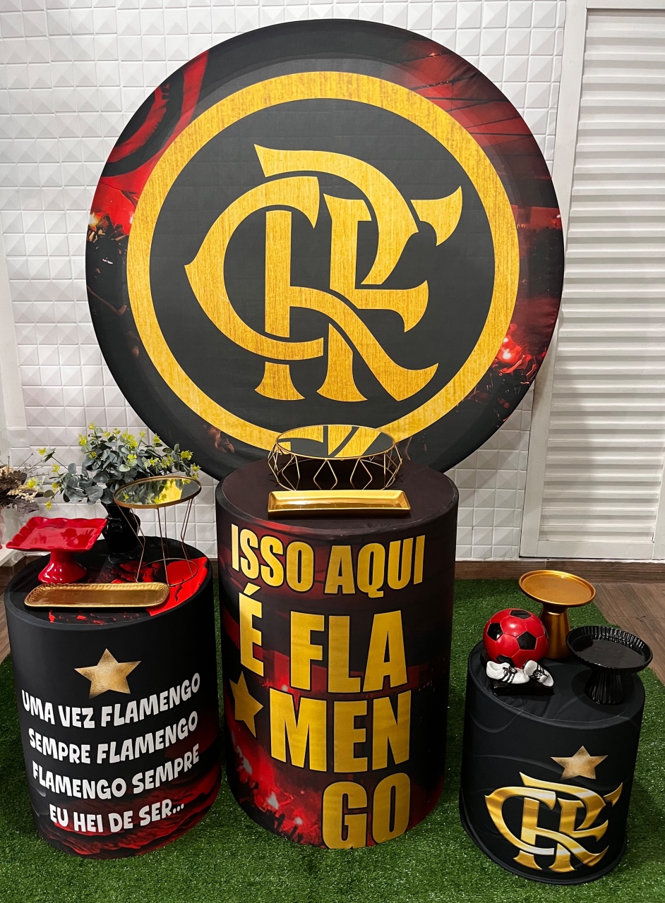 01- Kit Flamengo Com Tapete - PRIME DECOR RJ
