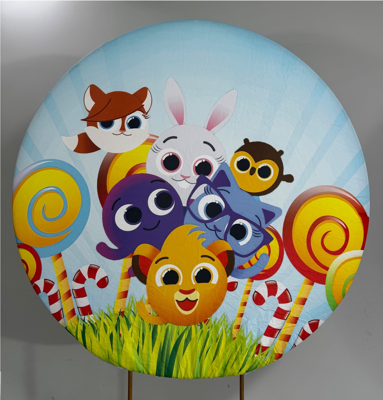 Painel Bolofofo Unissex Painel Redondo 1,30X130 - PRIME DECOR RJ
