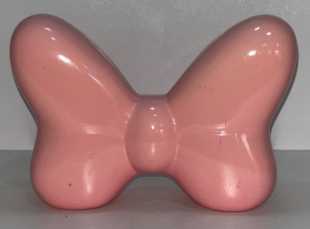 907- Laço Rosa da Minnie Enfeite 16Cm Larg X 11Cm Alt - P - PRIME DECOR RJ