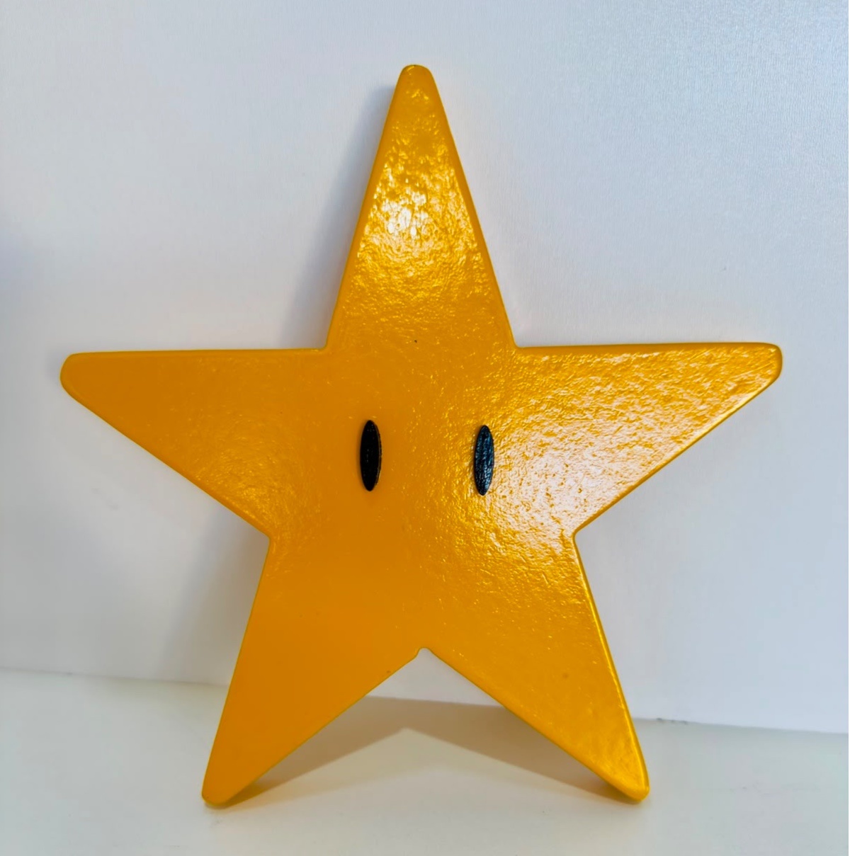 820- Estrela Mario Bros de Mdf Enfeite 20Cm - P - PRIME DECOR RJ