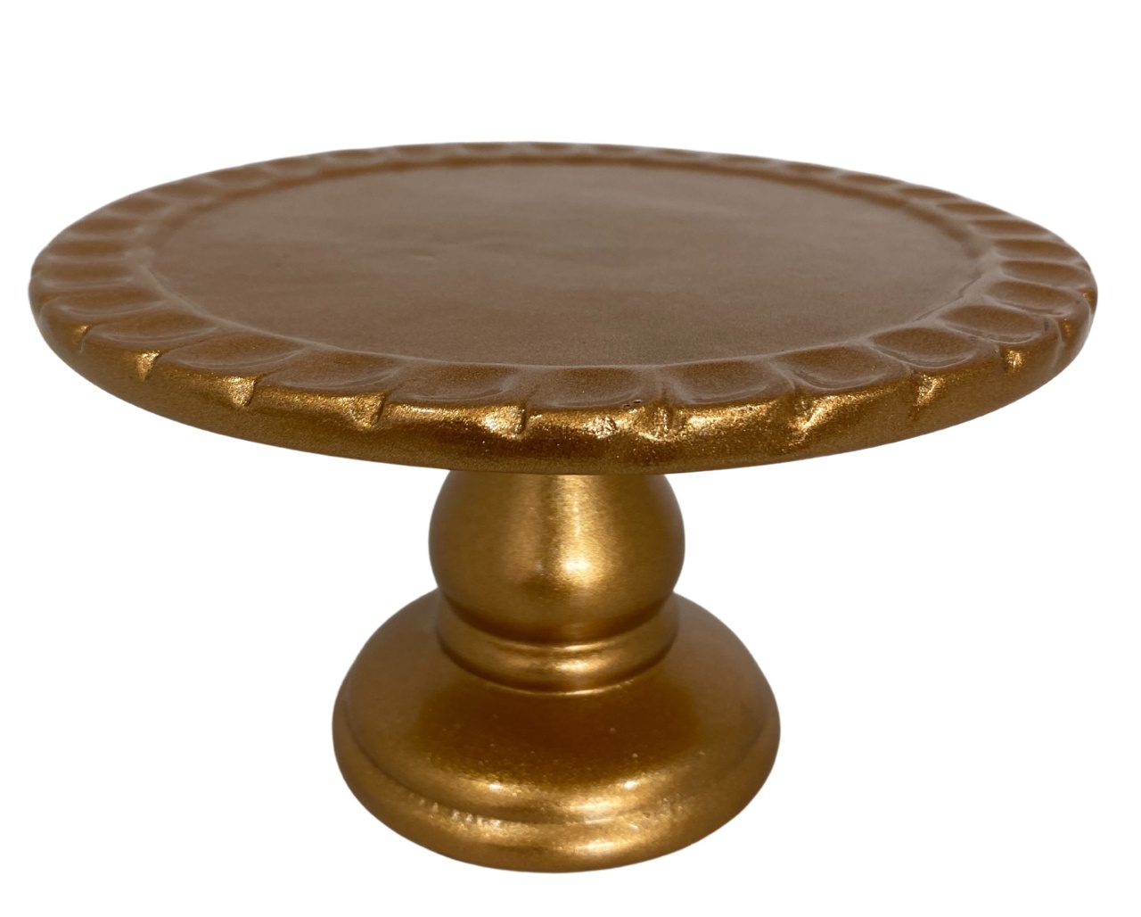 32- Boleira de Ceramica Glace Bronze 17 Cm Larg X 10 Cm Alt - P   - PRIME DECOR RJ