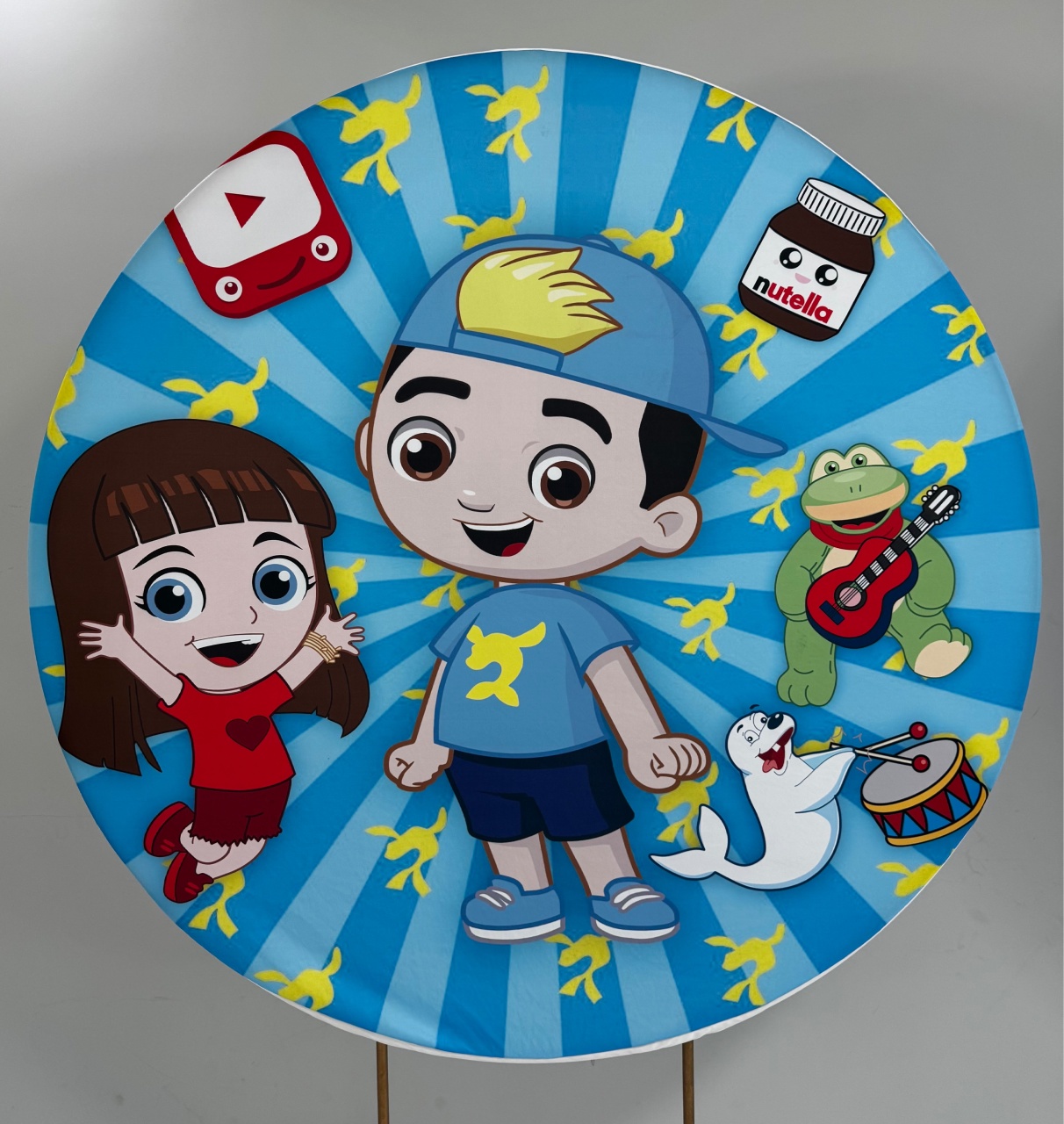 Capas E Painel Luccas Neto E Gi - 4P - PRIME DECOR RJ