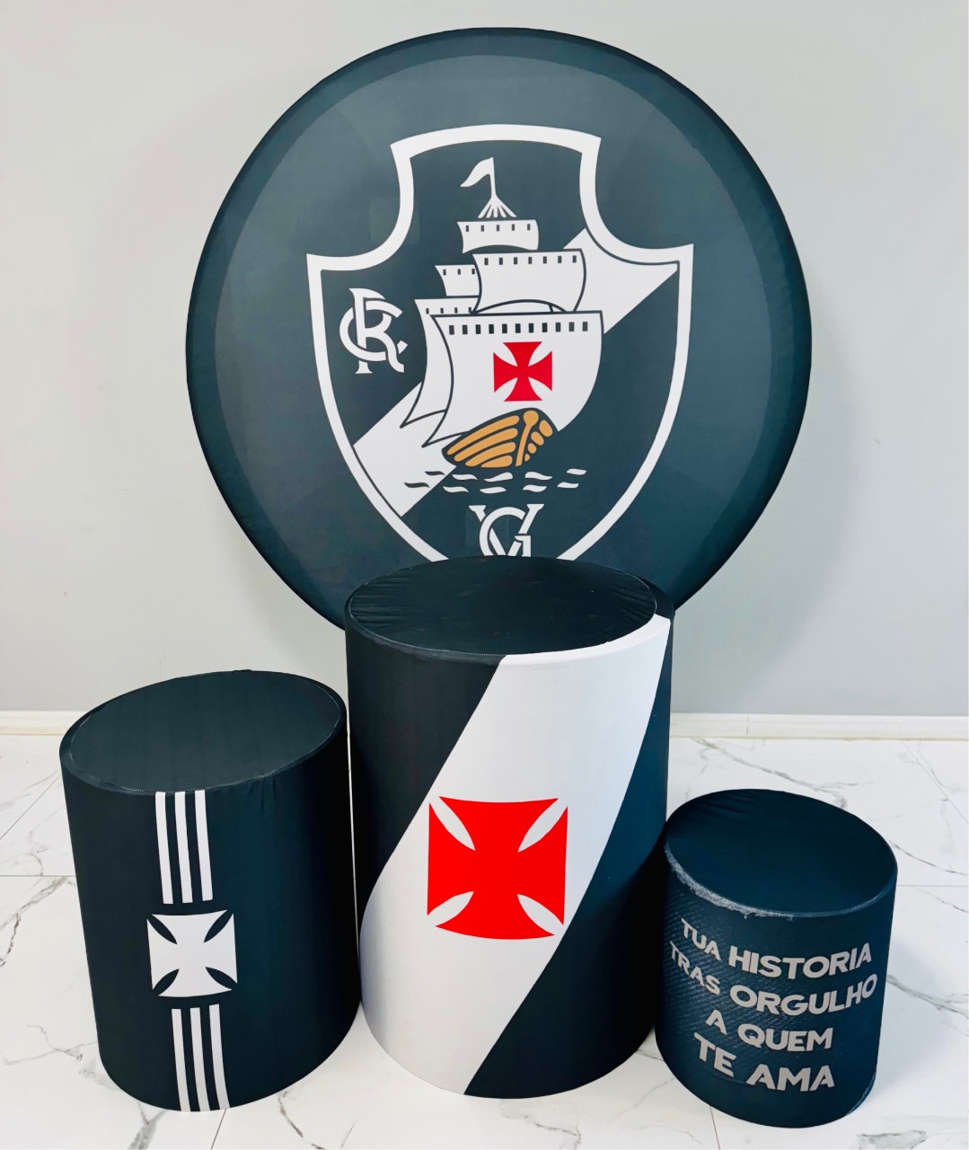 Capas E Painel Vasco da Gama 150X150 4P - PRIME DECOR RJ