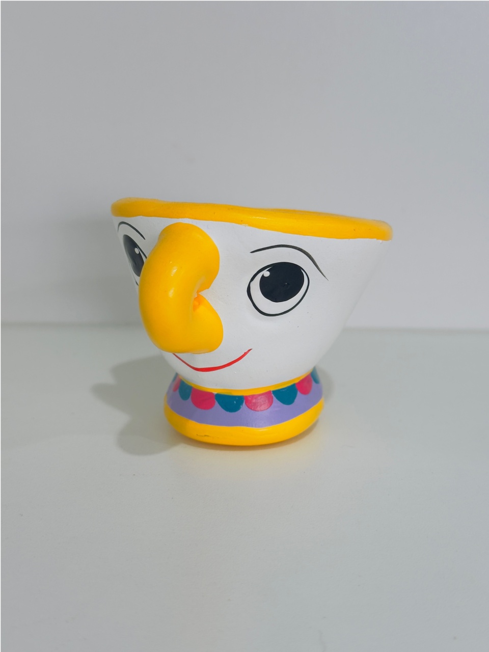 706- Xícara Zip de A Bela E A Feraenfeite de Ceramica 9,5 Cm Comp X 7 Cm Alt - P - PRIME DECOR RJ
