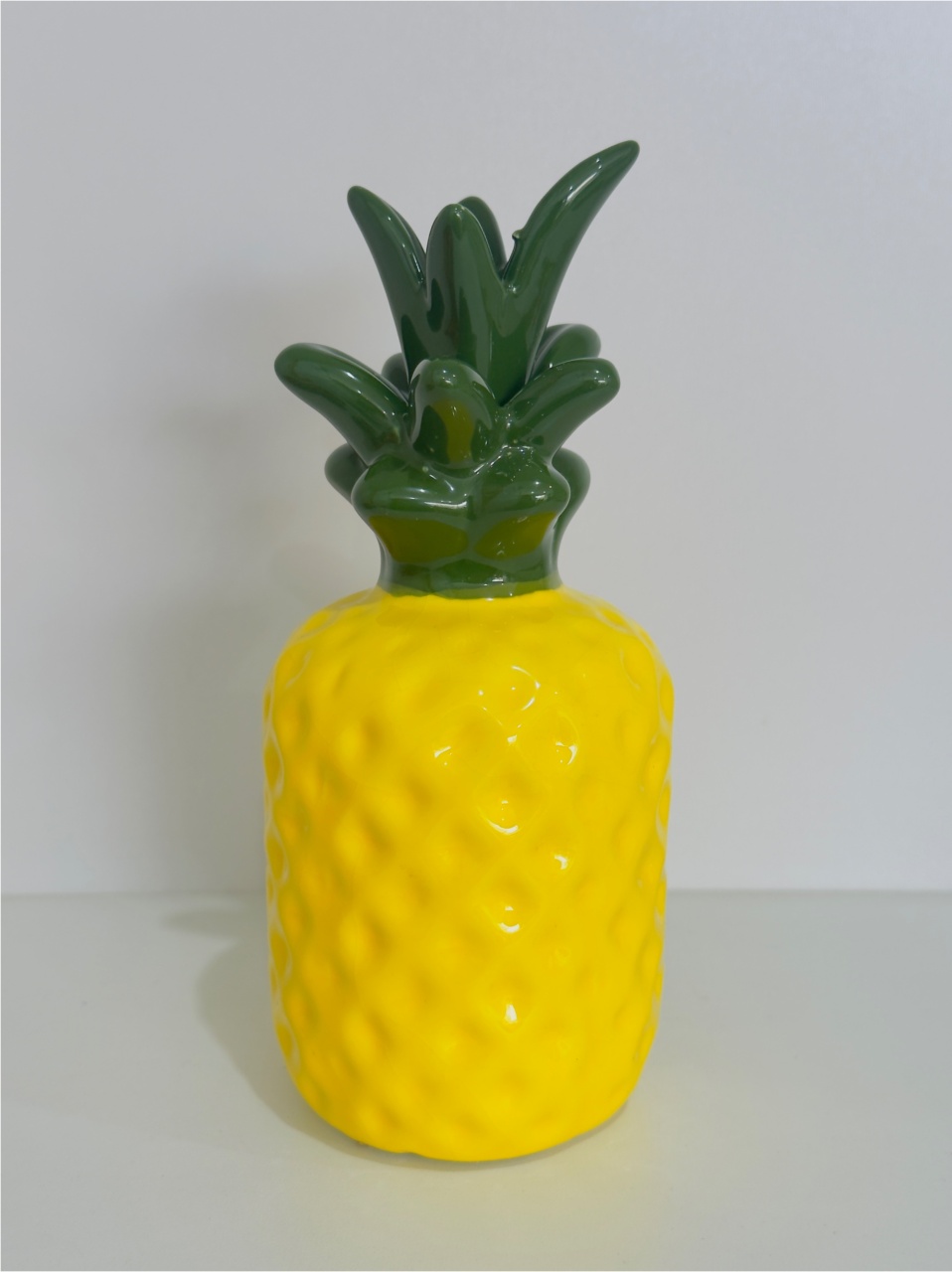 Abacaxi Enfeite de Porcelana 18 Cm Alt - M - PRIME DECOR RJ
