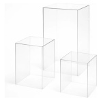 973 - Cubo de Acrilico Transparente 30 Cm Larg X 40 Cm Alt - P - imagem 2