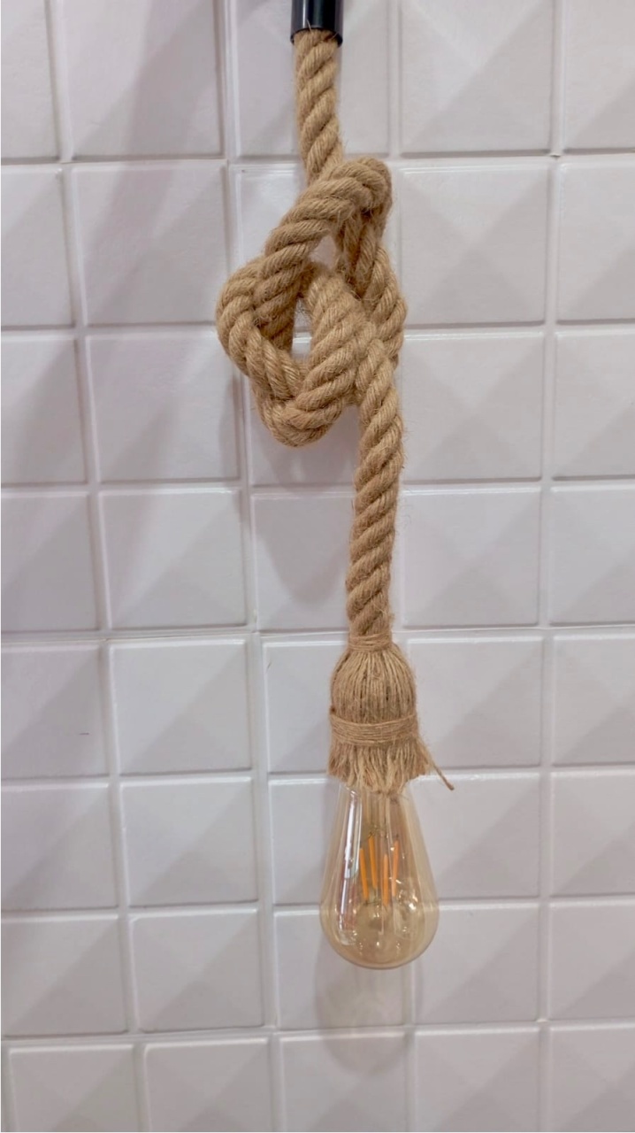 Corda de Lampada Única 1M - PRIME DECOR RJ