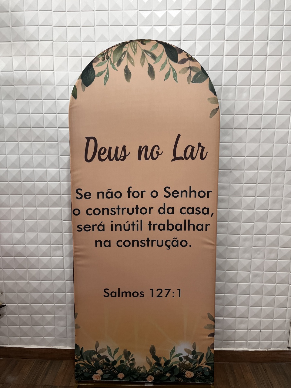 Painel Bíblico Deus Do Lar 1,97X0,82 - PRIME DECOR RJ