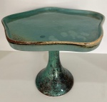 1117- Bandeja de Ceramica Detalhe Pandora / Estrela Verde Marrom 23 Cm Alt X 30 Cm Larg - M - imagem 2