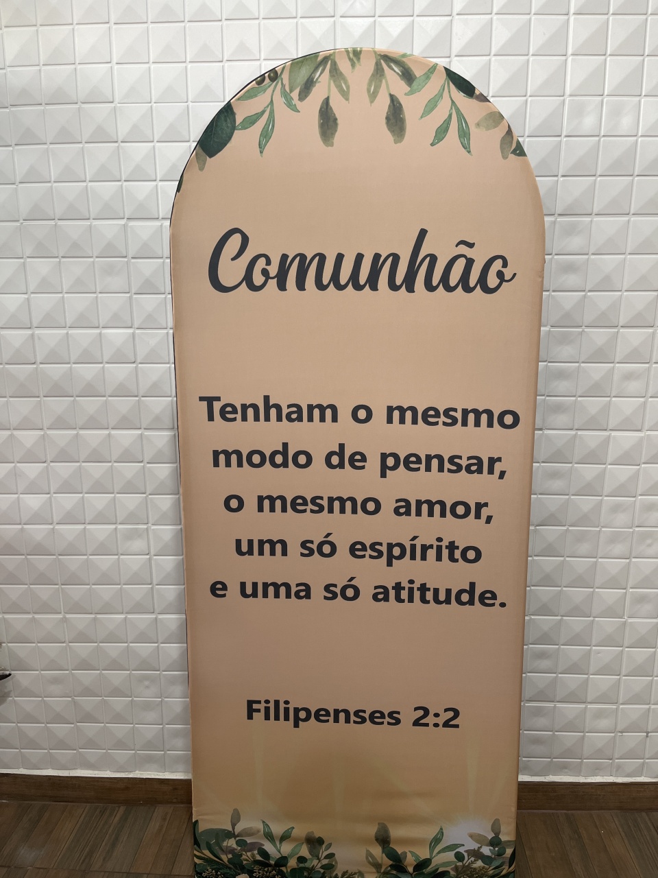 Painel Bíblico Comunhão 1,81X0,72 - PRIME DECOR RJ