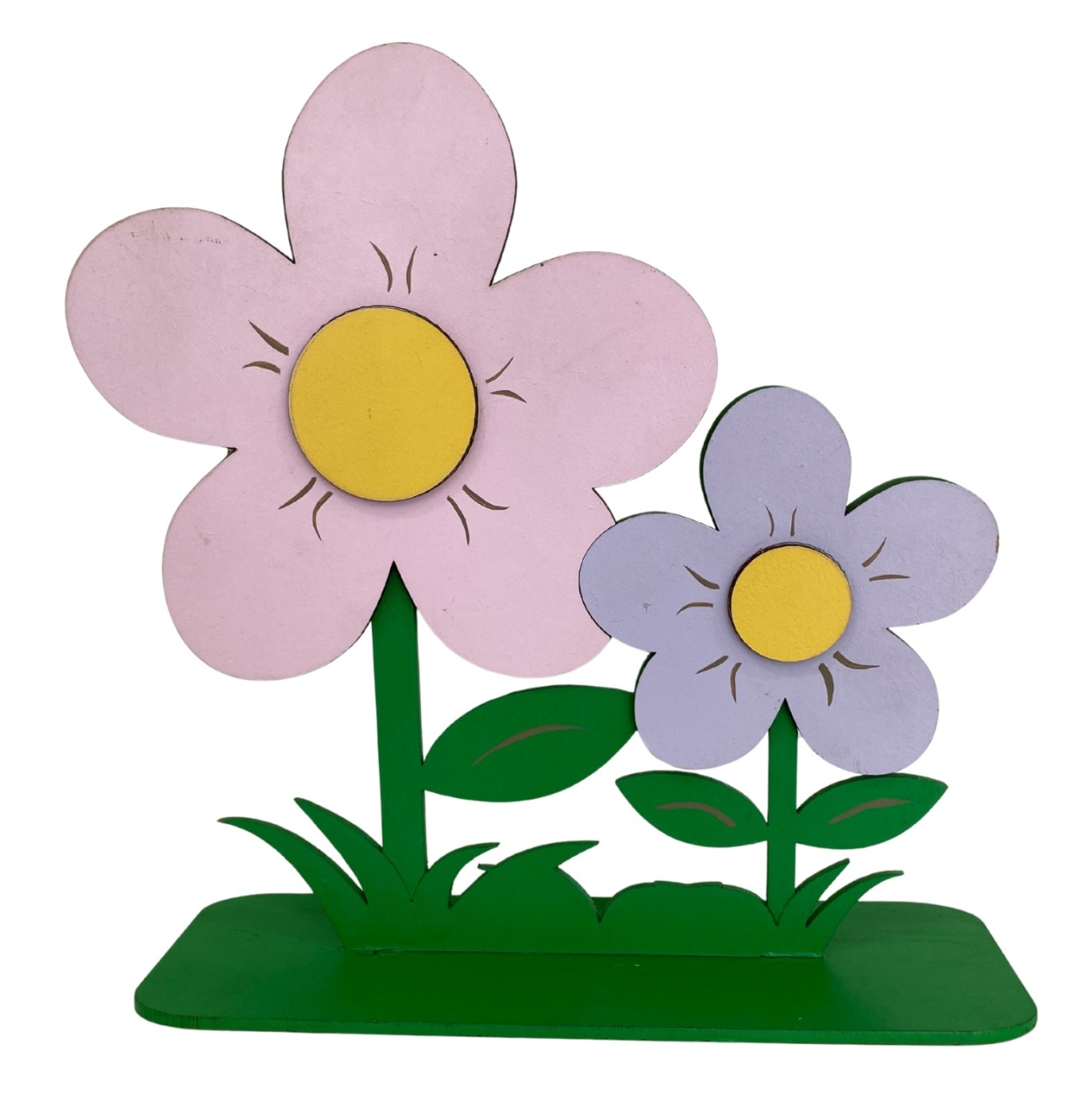 711- Flor Dupla Mdf  20 Altura X 20Cm Largura  - PRIME DECOR RJ