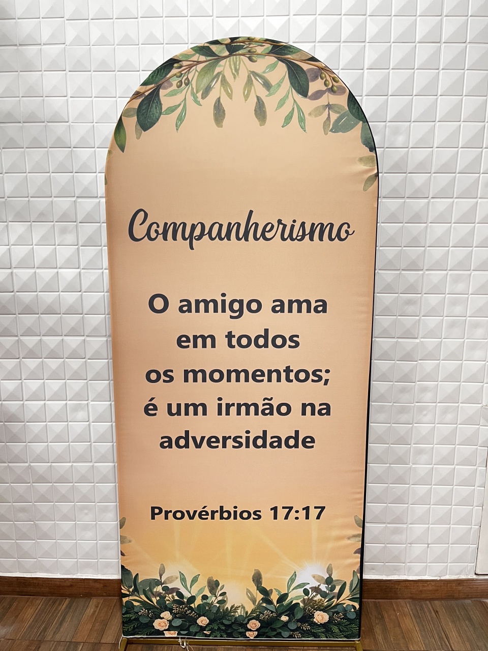 Painel Bíblico Companherismo 1,97X0,83 - PRIME DECOR RJ