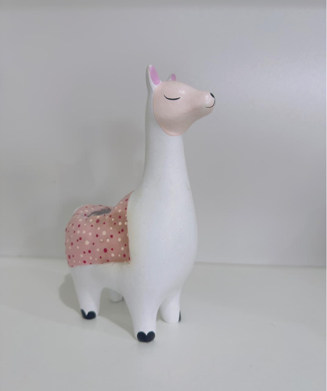 689- Lhama Enfeite de Ceramica 12 Cm Comp X 21 Cm Alt - M - PRIME DECOR RJ