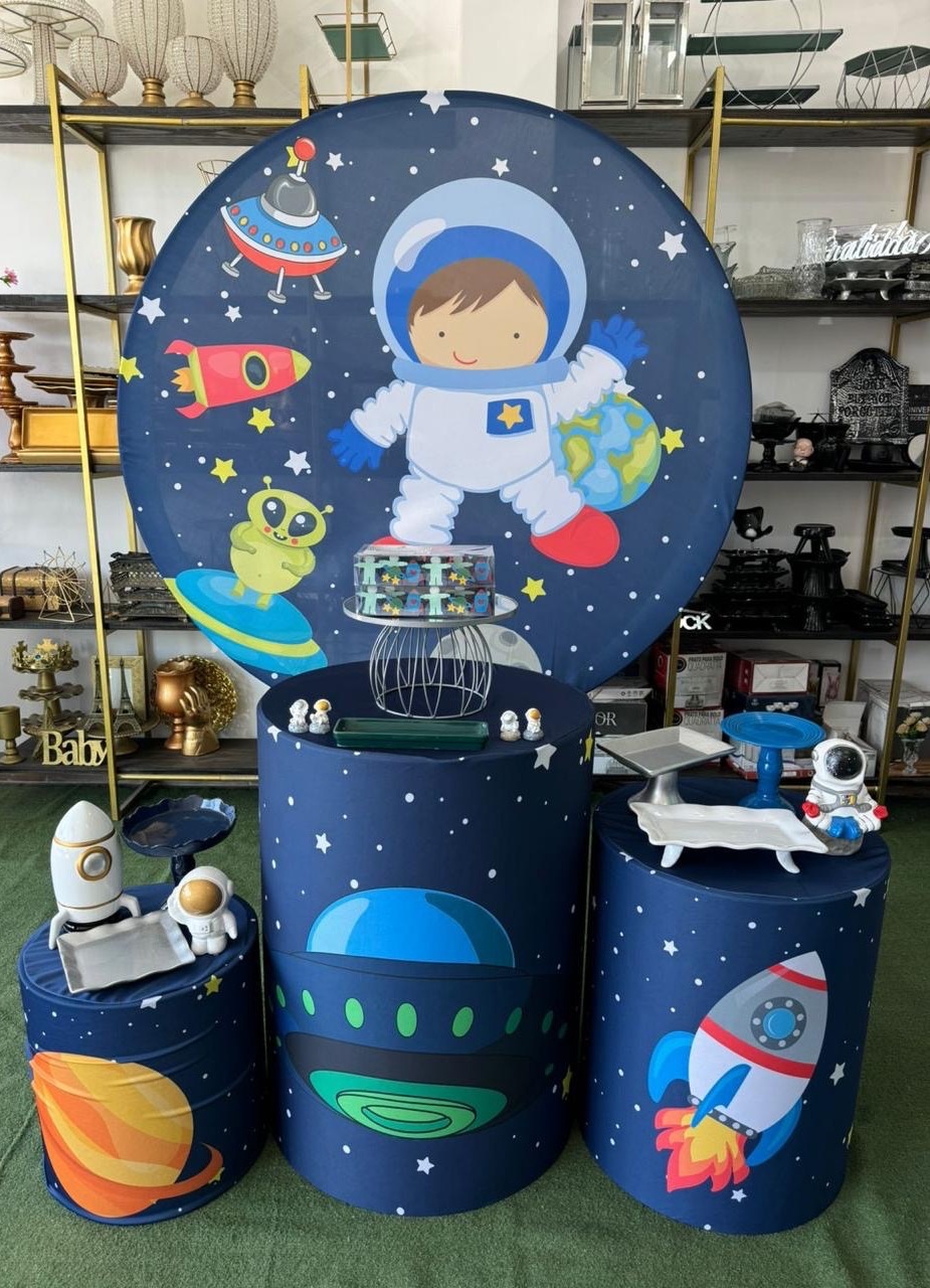 Capas E Painel Astronalta Painel Redondo 150X150 - 4P - PRIME DECOR RJ