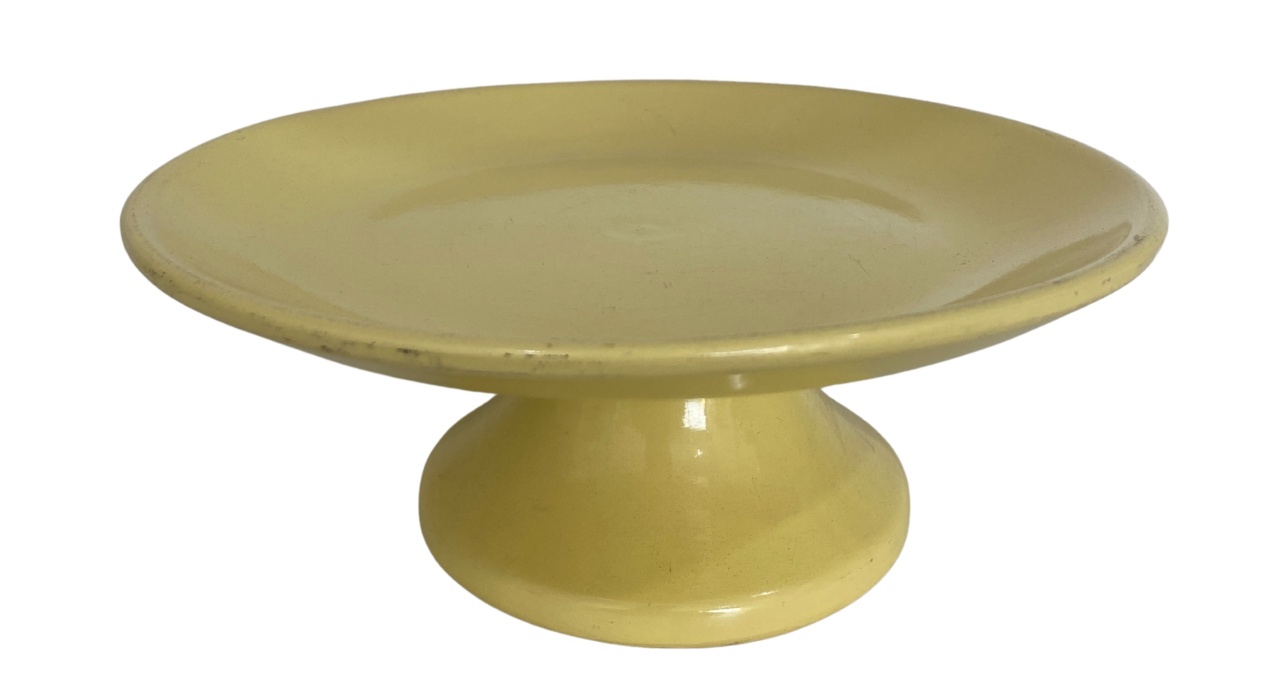 453- Boleira de Ceramica Amarelo Banana 22,5 Cm Larg X 9 Cm Alt - M - PRIME DECOR RJ