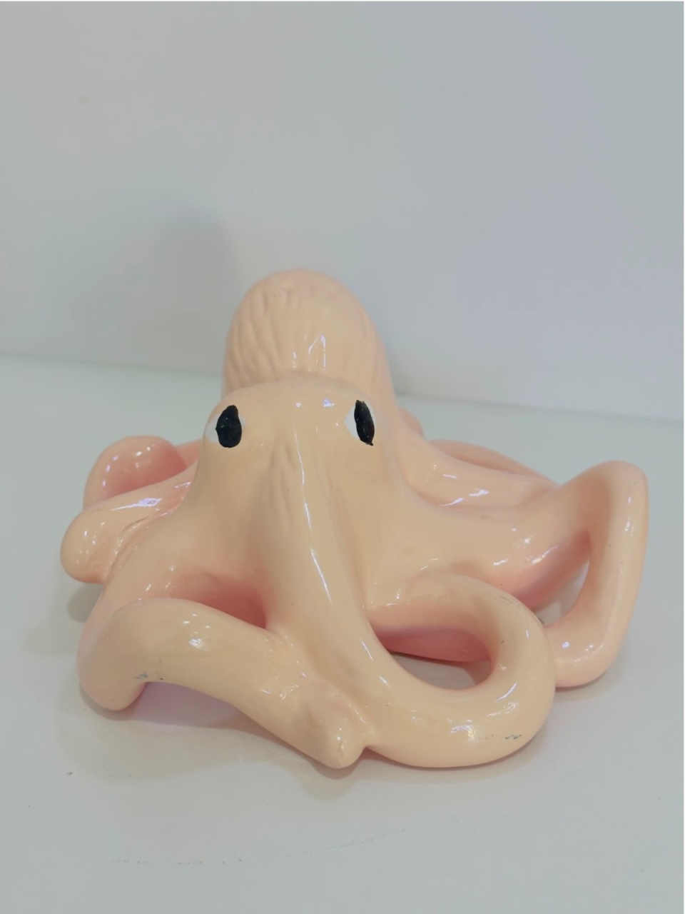 751- Polvo Rosa Cherry Enfeite de Ceramica 16 Cm Carg X 9 Cm Alt - P - PRIME DECOR RJ