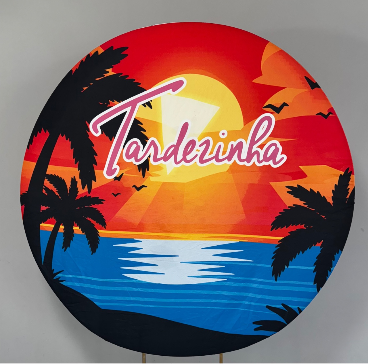 Tardezinha  Painel Redondo 150X150 - PRIME DECOR RJ