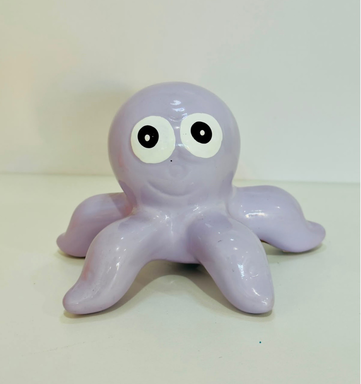746- Polvo Lilas Enfeite de Ceramica 10 Cm Alt - P - PRIME DECOR RJ