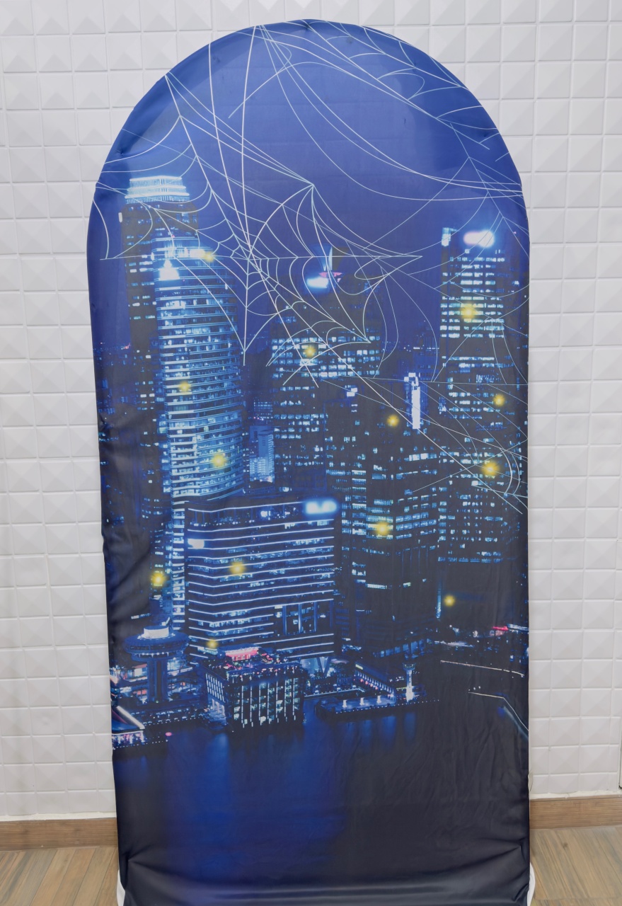 Painel Romao Prédio Homem Aranha Tecido 2X1 Capa - PRIME DECOR RJ