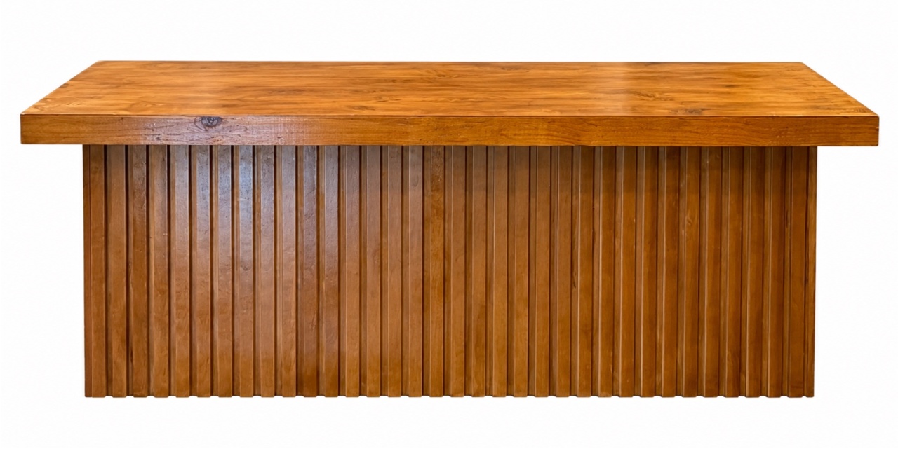 Mesa Ripada Madeira Luxo 2X1 - PRIME DECOR RJ