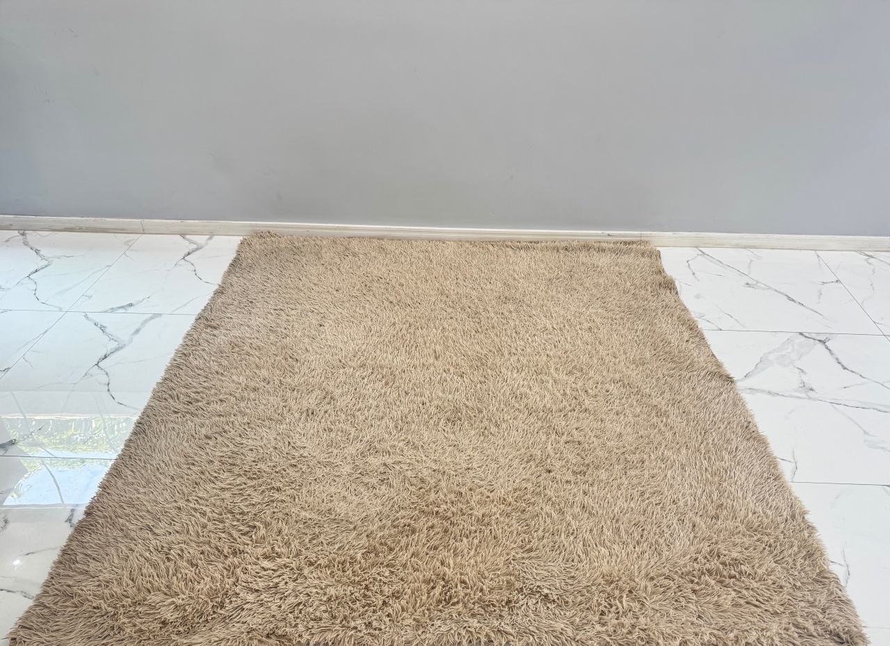 Tapete Bege Veludo Felpudo 2X2,5 - PRIME DECOR RJ