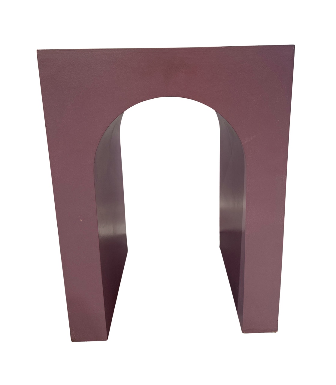 931- Mesa de Madeira Detalhe Arco Lilas 60 Cm Comp X 47 Cm Larg X 81 Cm Alt -M - PRIME DECOR RJ