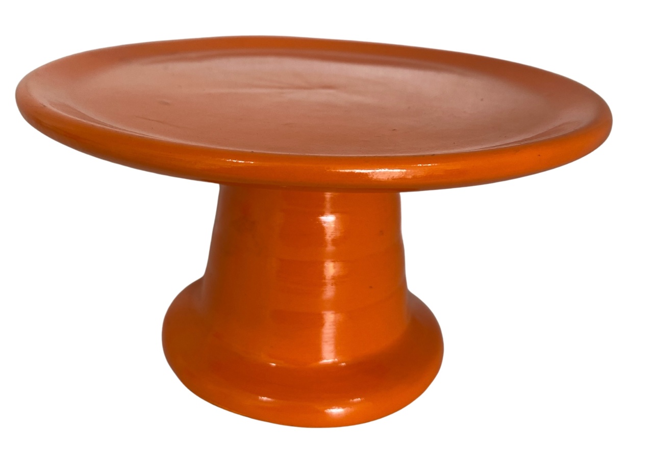 463- Boleira de Ceramica Laranja Tangerina 17 Cm Larg X 9,5 Cm Alt - P - PRIME DECOR RJ
