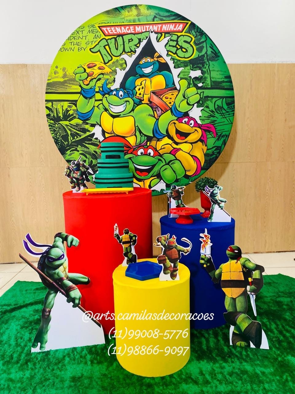 Tartaruga Ninja - Art's Camila's Decorações 