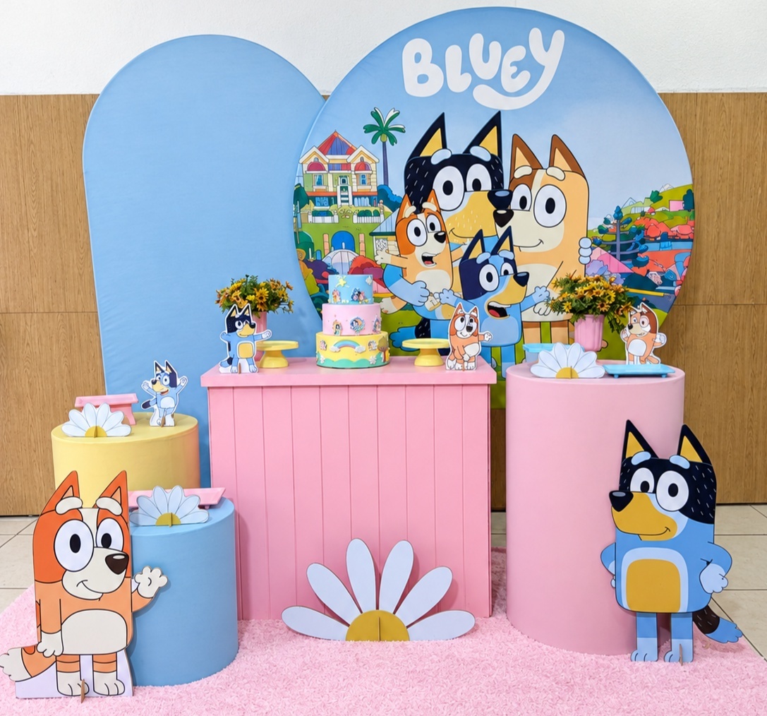 Bluey Margaridas - Art's Camila's Decorações 