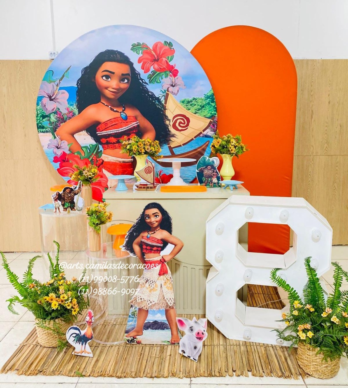 Moana - Art's Camila's Decorações 