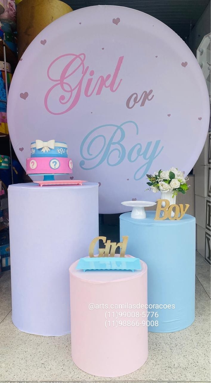 Chá Revelação Boy/Girl - Art's Camila's Decorações 