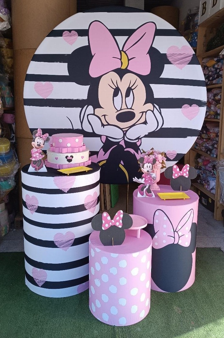 Minnie Rosa  - Art's Camila's Decorações 