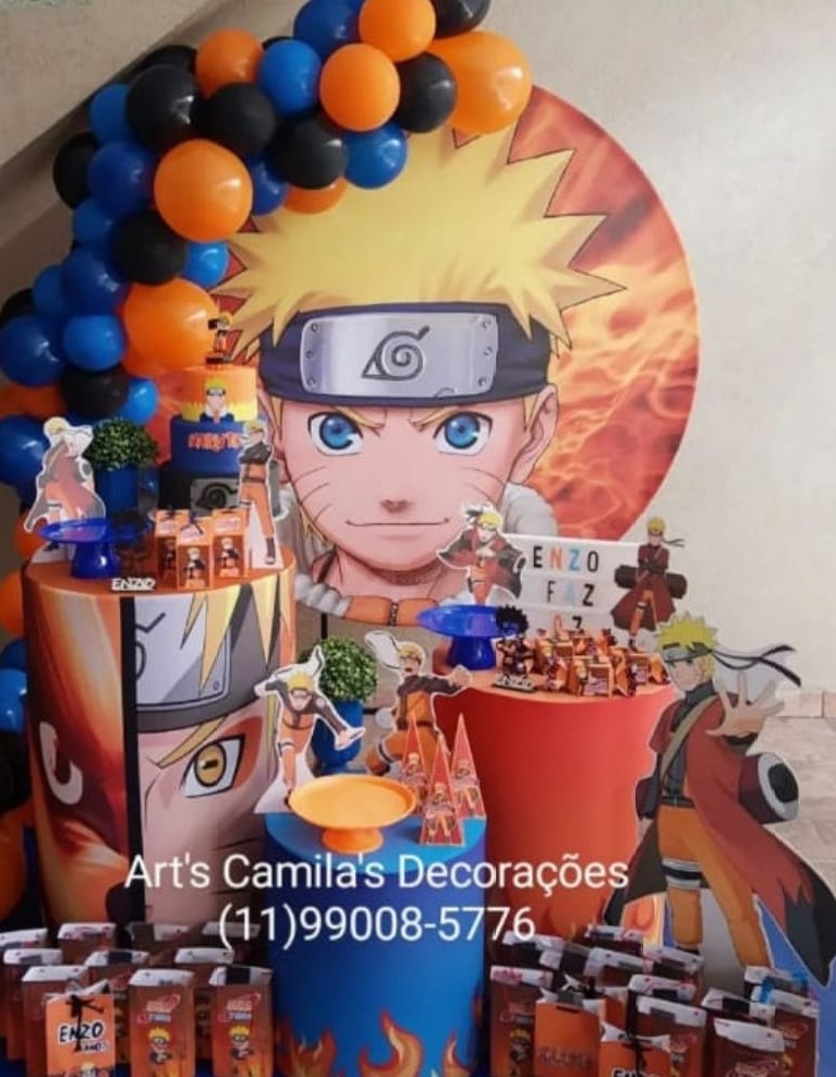 Naruto  - Art's Camila's Decorações 