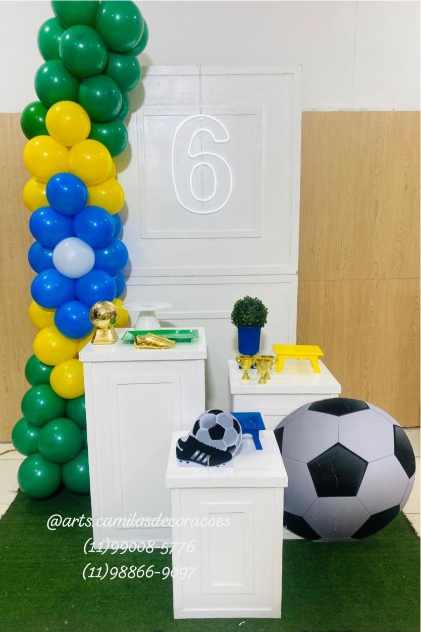 Futebol/ Copa Painel - Art's Camila's Decorações 