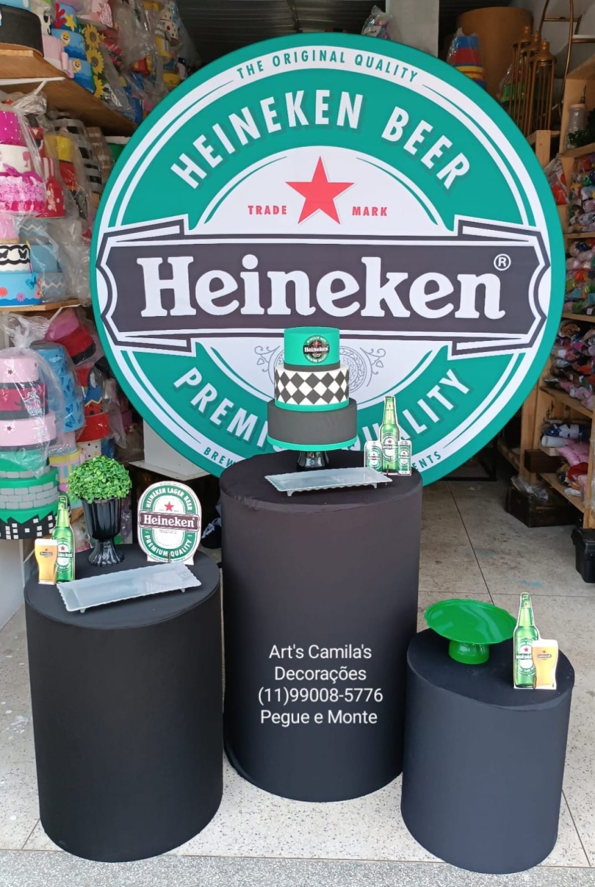 Heineken  - Art's Camila's Decorações 