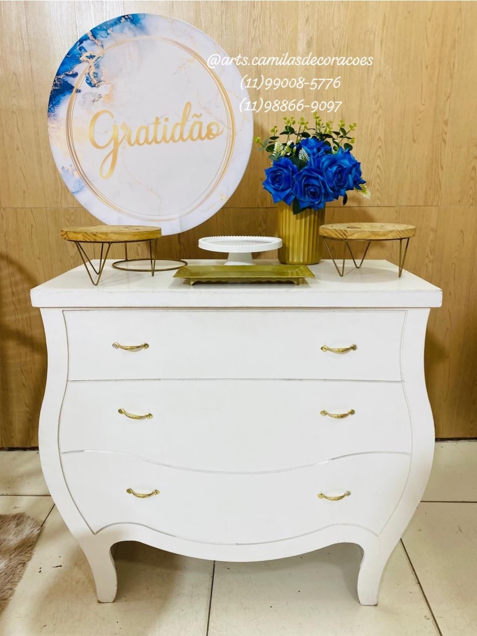 Mini Festa Na Mesa Gratidão - Art's Camila's Decorações 
