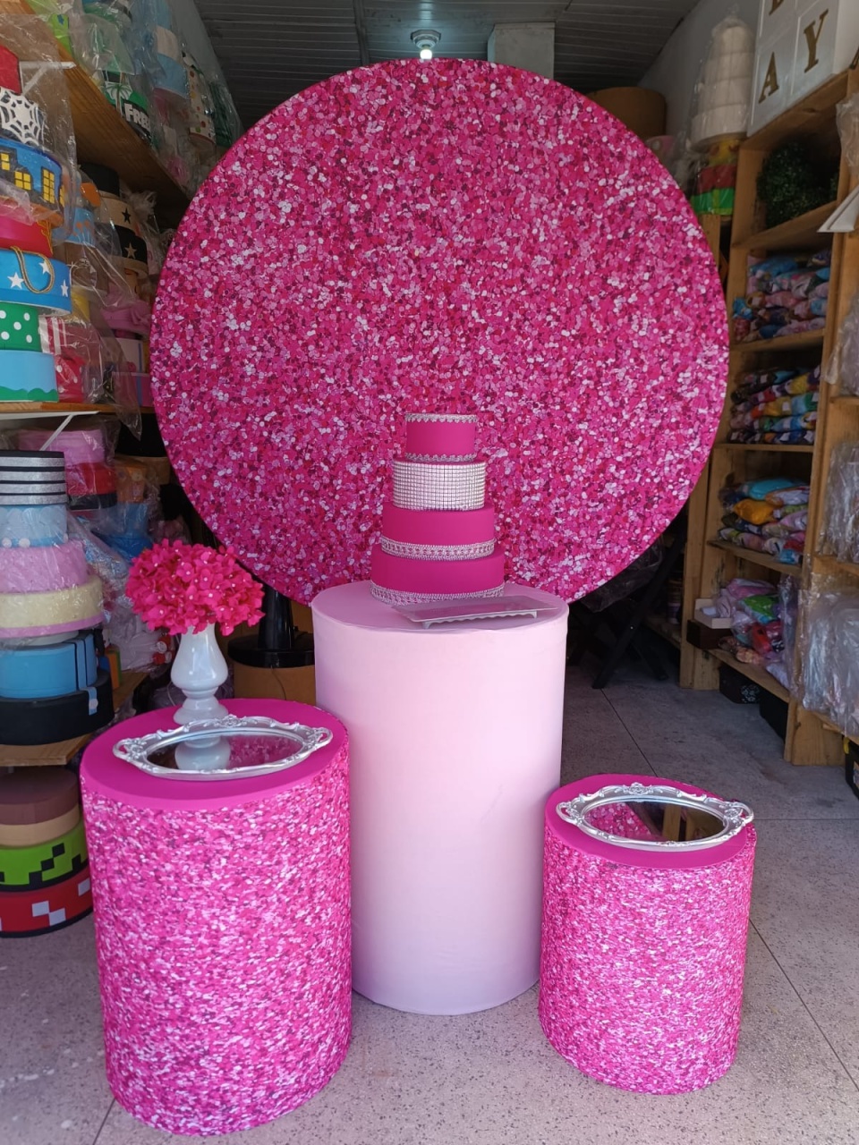 Brilho Rosa  - Art's Camila's Decorações 